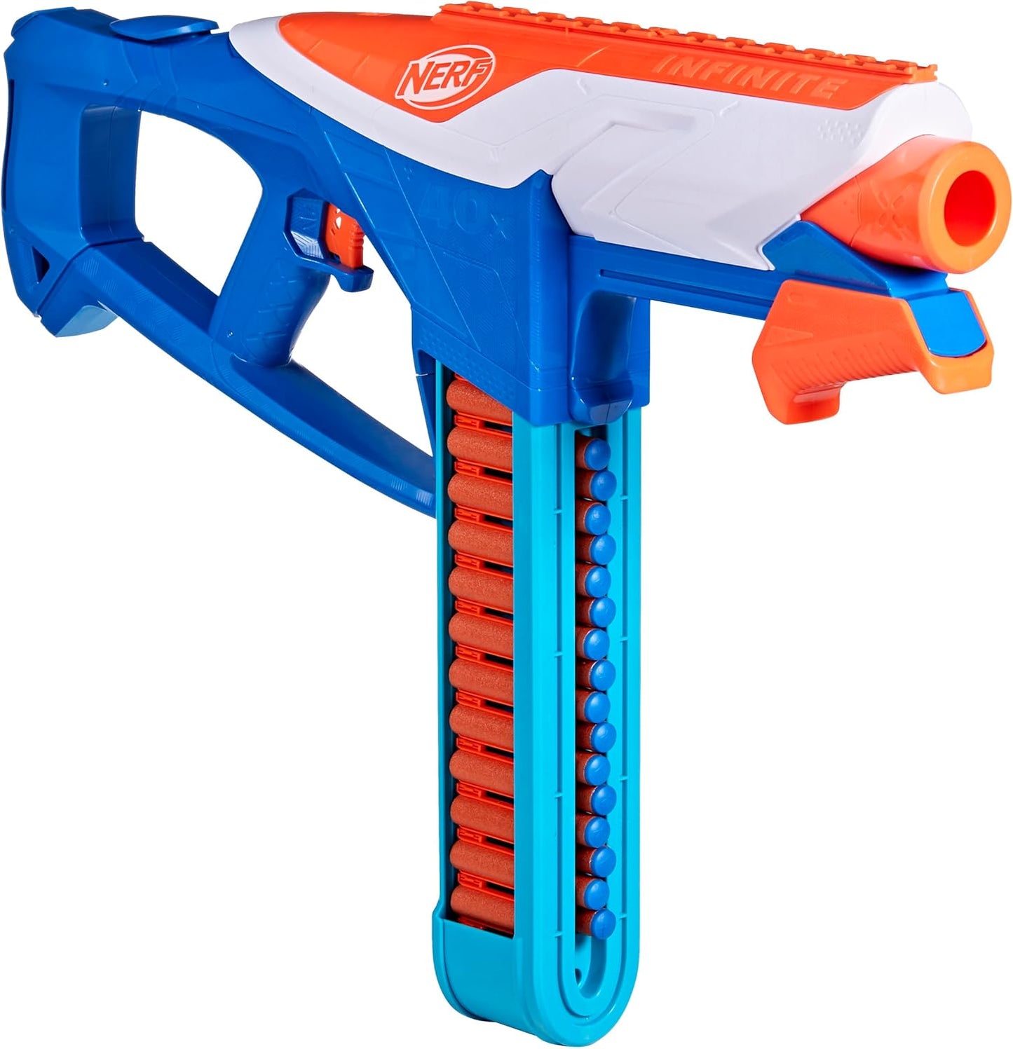 Lanzador Nerf N Series Infinite + 80 Dardos De Hasbro Azul