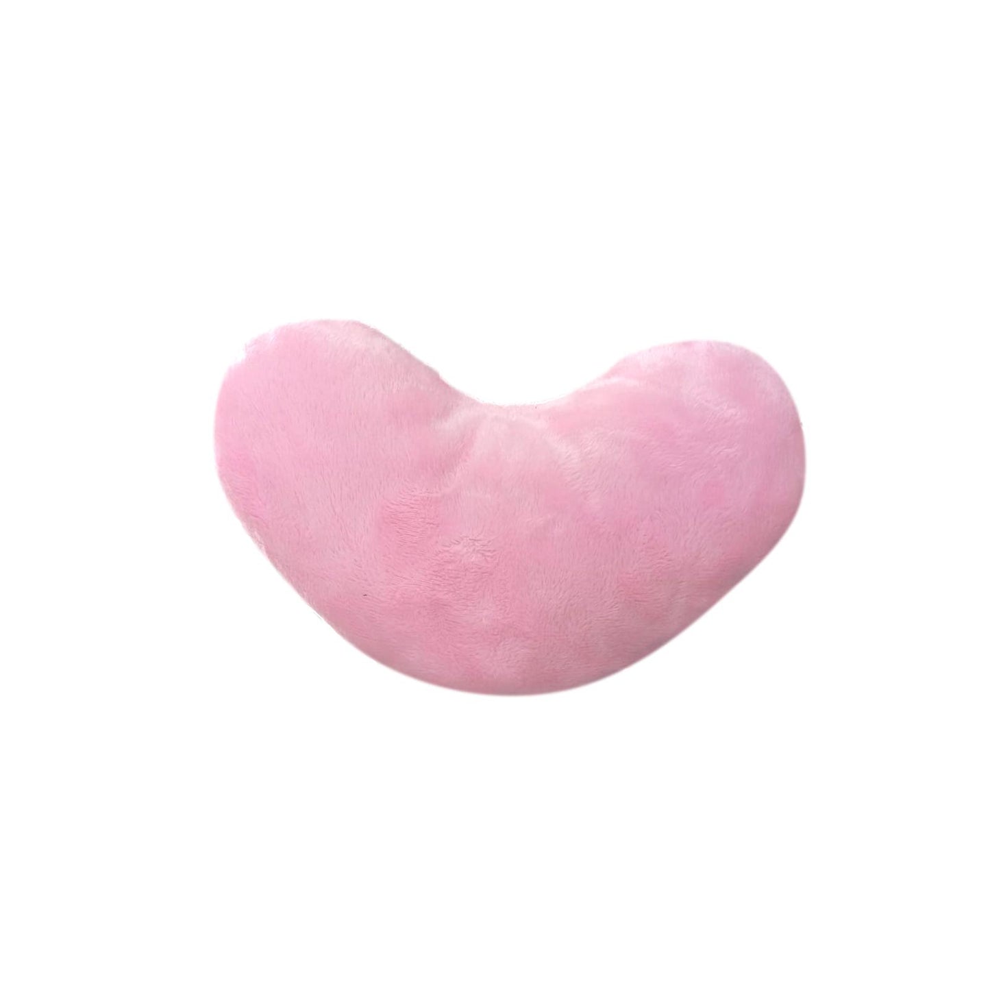 10 pack Corazón de peluche alfiletero de 20 cm color rosa