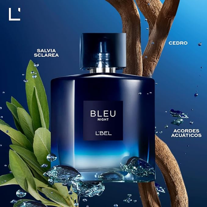 Perfume para caballero Blue Intense Night de LBEL 100 ml