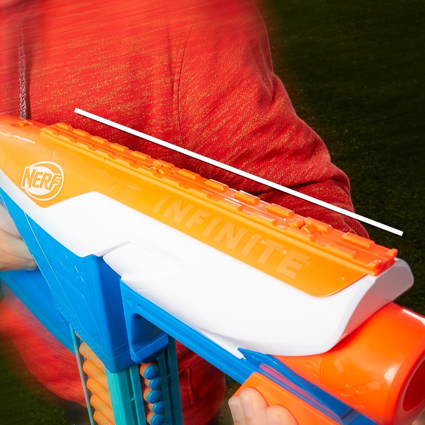 Lanzador Nerf N Series Infinite + 80 Dardos De Hasbro Azul