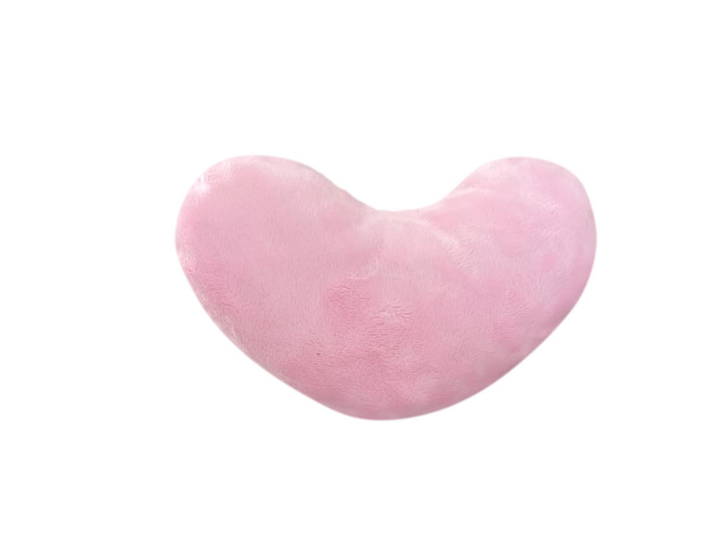 Corazón de peluche alfiletero de 20 cm color rosa