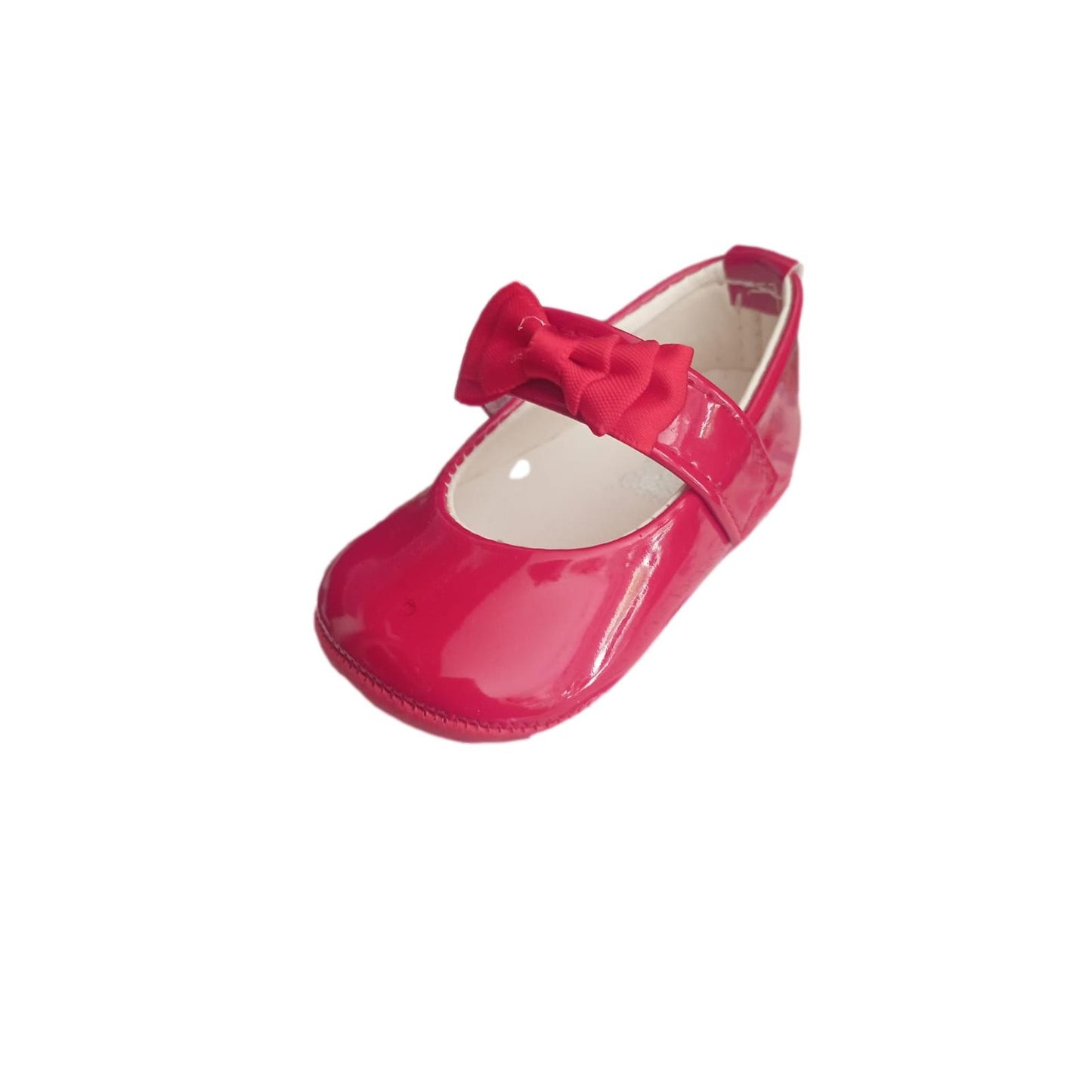 Zapatitos de bebé color rojo estilo charol diversas tallas